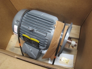 MOTOR, ELECTRIC TYPE, 8.7 HORSEPOWER, 460VAC ELEC RATING, 1725 RPM, INSULATION CLASS F, 215TD FRAME, 12.3 AMPS, TEFC, CAST IRON FRAME ENCLOSURE, CONTINUOUS DUTY, 1.15 SERVICE FACTOR, 1-3/8" SHAFT. DYNAMIC SOLUTIONS DRAWING SON43300540 REV H. SEE ATTACHMENT IN SERVICE FOR OBJECTS FOR: 1/8" THICK NEOPRENE GASKETS - JUNCTION BOX TO FRAME, JUNCTION BOX CENTER. ADD A NEOPRENE SLINGER A, PART # SON43300540 (MOD 1) (W-44) LOADING & HANDLING FEE $15-